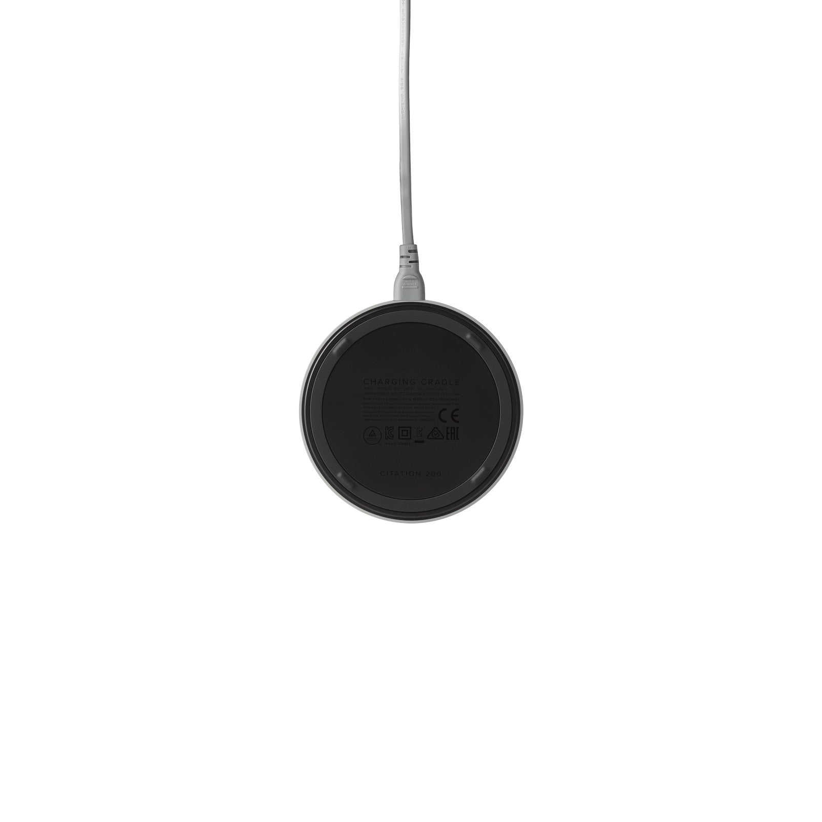 HK_Citation 200_Product Image_Charging Cradle_Bottom_Chord_Grey