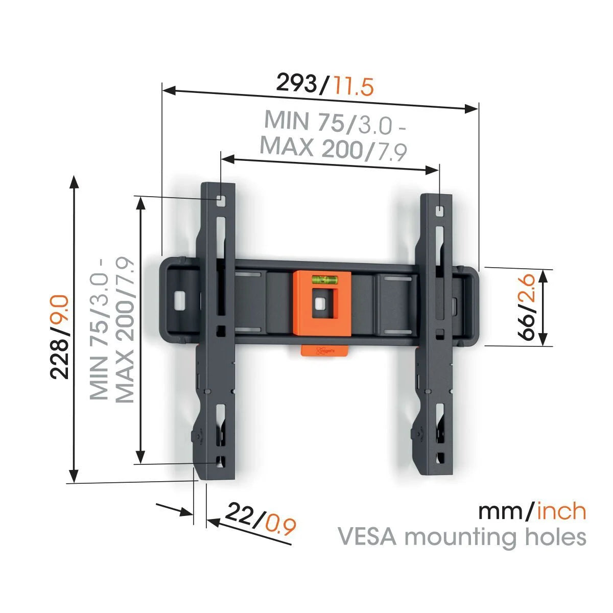 Vogel's TVM 1205 19-50 Inch Fixed TV Mount