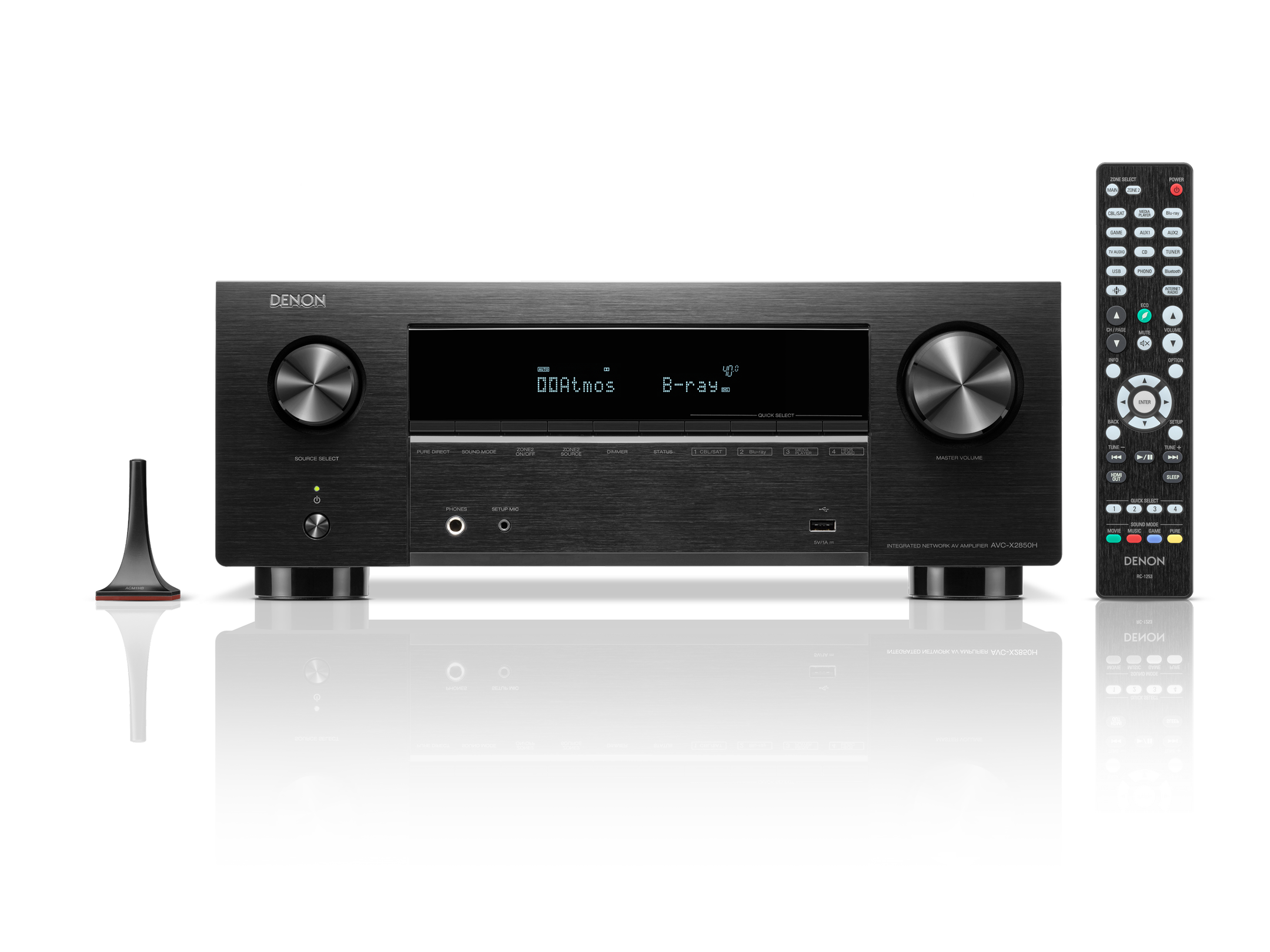 Denon AVC-X2850 7.2 Ch. 95W 8K AV Amplifier with HEOS® Built-in