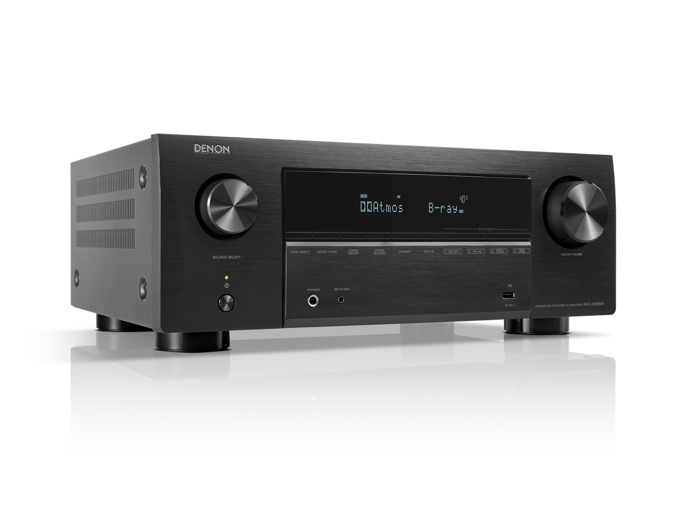 Denon AVC-X2850 7.2 Ch. 95W 8K AV Amplifier with HEOS® Built-in