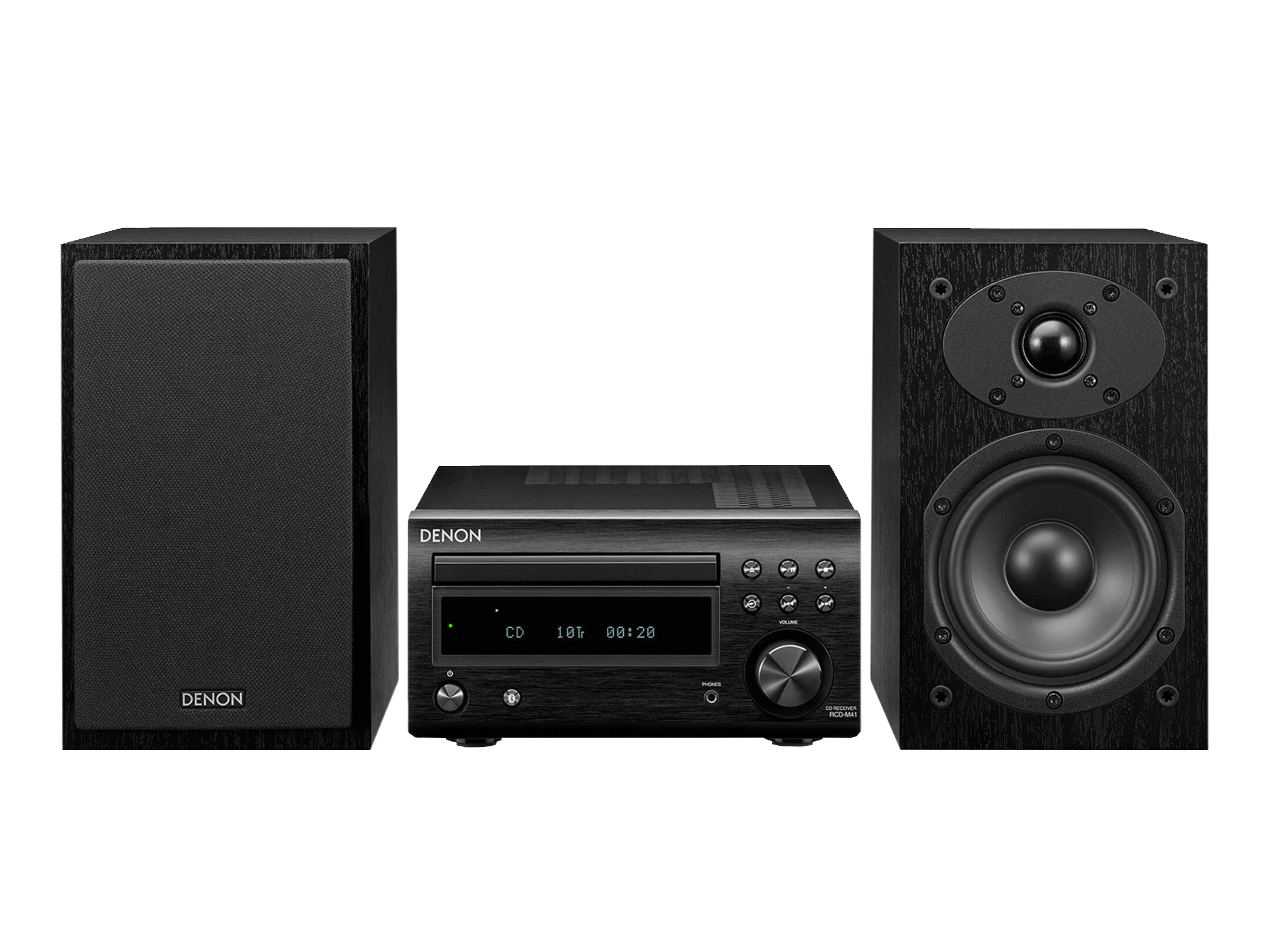 Denon DM-41 Mini System CD, Bluetooth and FM Radio.
