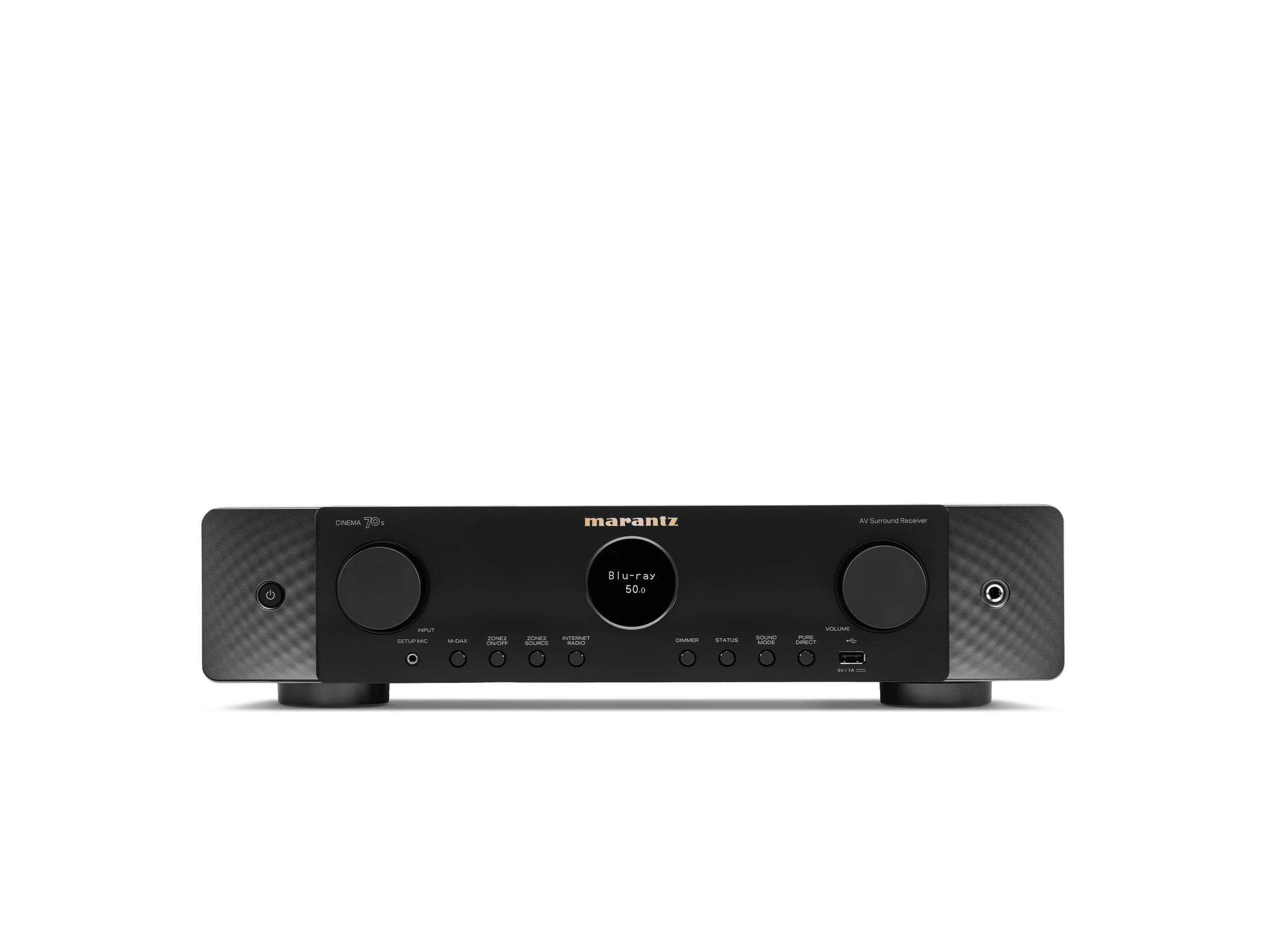Marantz Cinema 70s - Slimline 7.2 Channel AV Receiver powered by HEOS™ with Dolby Atmos, 50W, 8K and 6 HDMI Inputs