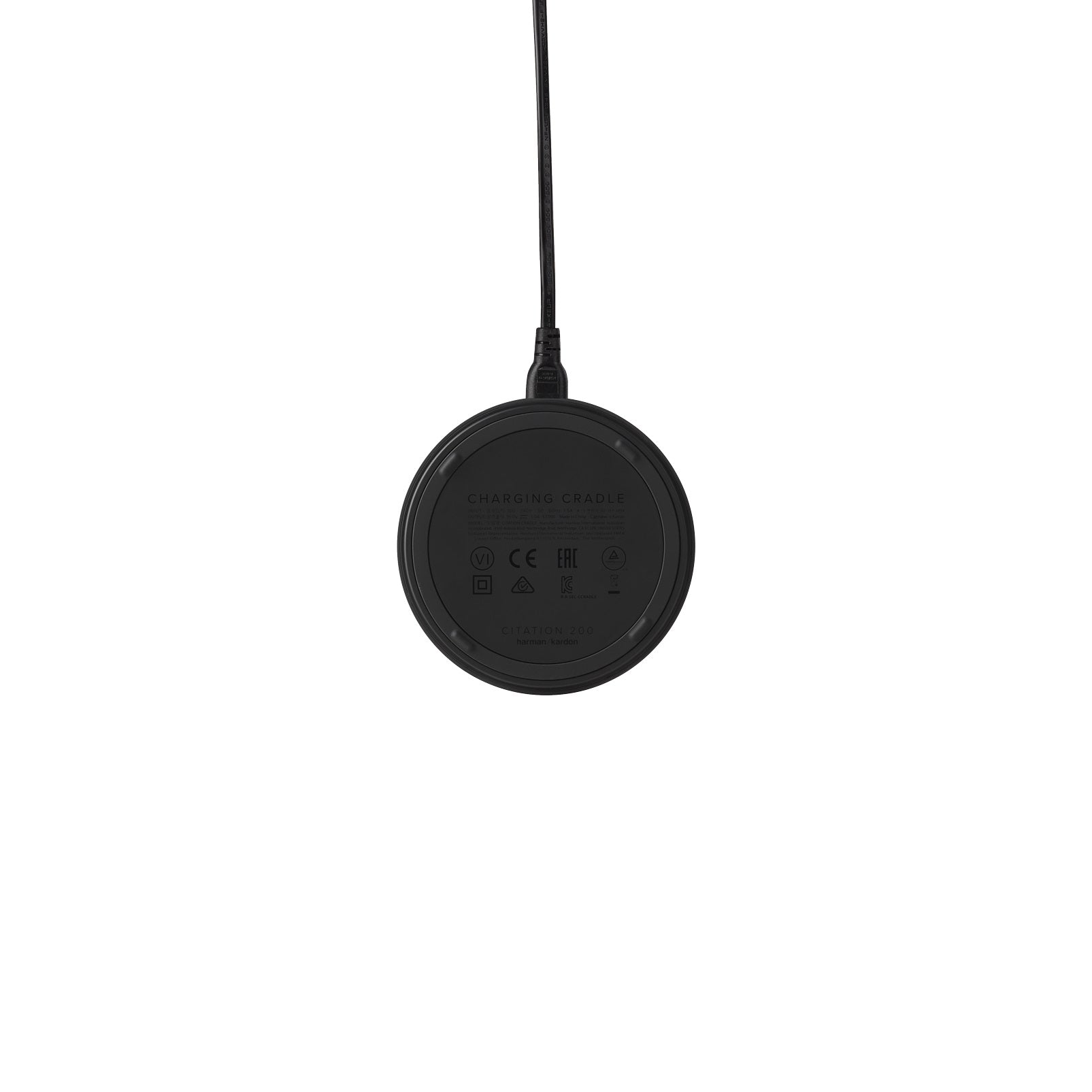 HK_Citation 200_Product Image_Charging Cradle_Bottom_Cord_Black