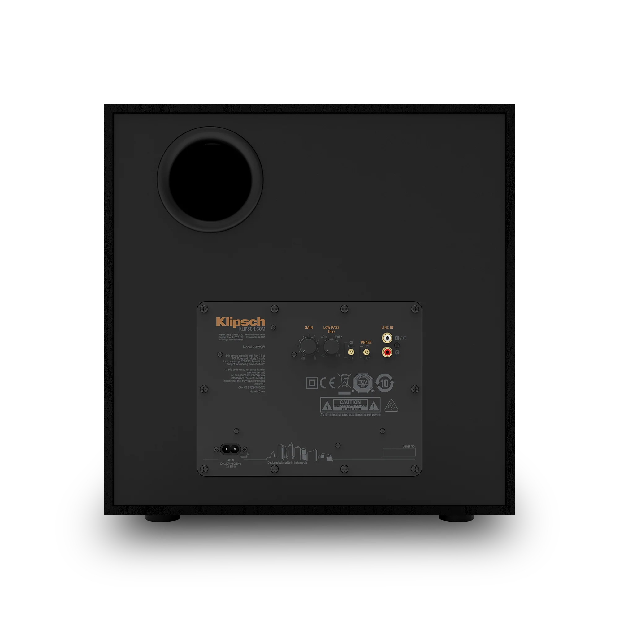 Klipsch R-121SW 12-inch Active Subwoofer