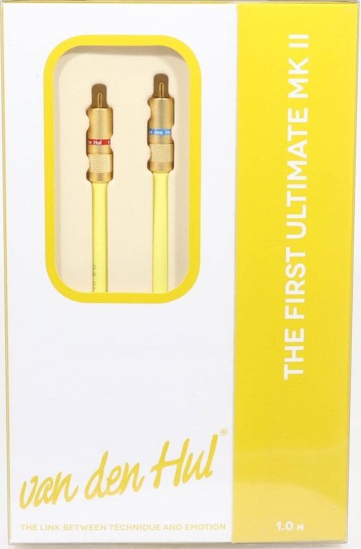 van den Hul The First Ultimate MkII Stereo RCA cable 1m