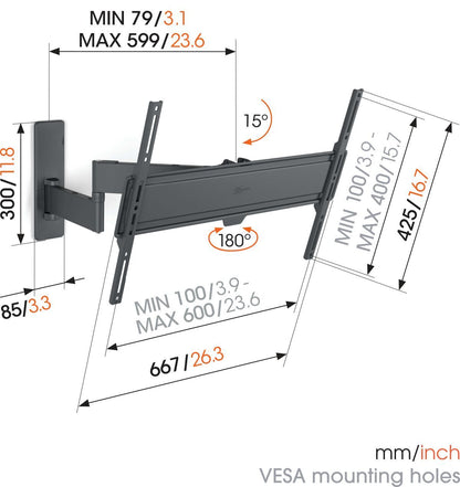 Vogel's TVM 1645 Full-Motion 40-77 Inch TV Mount