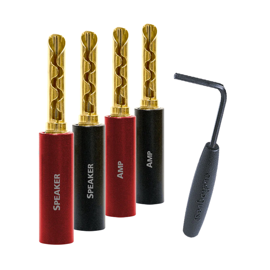 AudioQuest SureGrip® 100 Banana Speaker Connectors (Set of 12)