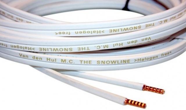 van den Hul The Snowline Speaker Cable Silver Plated OFC Copper 2x1.97mm² (per metre)